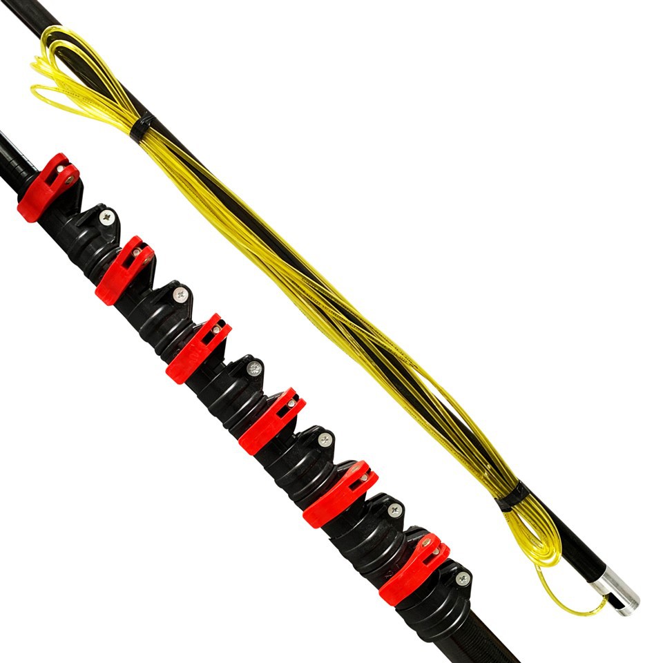 Un poteau extensible en fibre de carbone peut-il être utilisé pour installer une signalisation ?